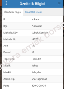 PURSAKLAR ÇUBUK KARAKÖY TEK TAPU SATILIK BAHÇE ARSASI 